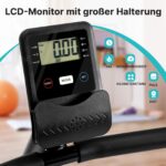 Wenoker Liege-Heimtrainer mit 16 Widerstandsstufen, Pulssensoren, LCD-Display und Rückenlehne, bis 160 kg – Bild 4