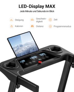 LONTEK Laufband für Zuhause mit automatischer Steigung bis 18 % – Bild 3