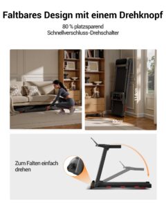 LONTEK Laufband für Zuhause mit automatischer Steigung bis 18 % – Bild 8