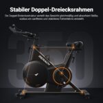 MERACH Heimtrainer mit ±6° Neigung, Magnetwiderstand, App-Anbindung und Belastbarkeit bis 158 kg – Bild 4