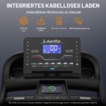 Aeriflo Laufband für Zuhause, bis 20 km/h, 20 % Steigung, 51 × 140 cm Lauffläche – Bild 5