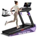 LONTEK Laufband für Zuhause mit 20 % automatischer Steigung