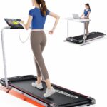 6-in-1 Laufband, klappbar, bis 12 km/h, 2,5 HP, Steigung, LED-Anzeige und Belastbarkeit bis 120 kg