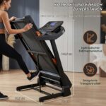 Aeriflo Laufband für Zuhause, bis 20 km/h, 20 % Steigung, 51 × 140 cm Lauffläche – Bild 8
