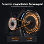 MERACH Heimtrainer mit ±6° Neigung, Magnetwiderstand, App-Anbindung und Belastbarkeit bis 158 kg – Bild 5