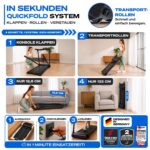Sportstech Laufband für Zuhause, klappbar, bis 12 km/h und 9 % Steigung – Bild 3