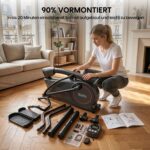 Niceday Crosstrainer für Zuhause, 40 cm Schrittlänge, stabile Konstruktion, belastbar bis 180 kg – Bild 8