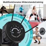Wenoker Liege-Heimtrainer mit 16 Widerstandsstufen, Pulssensoren, LCD-Display und Rückenlehne, bis 160 kg – Bild 2